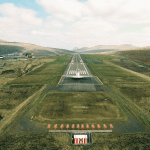 Vagar Airport in faroe islands